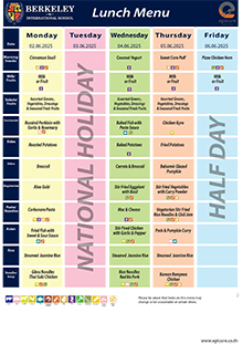 Lunch Menu 
