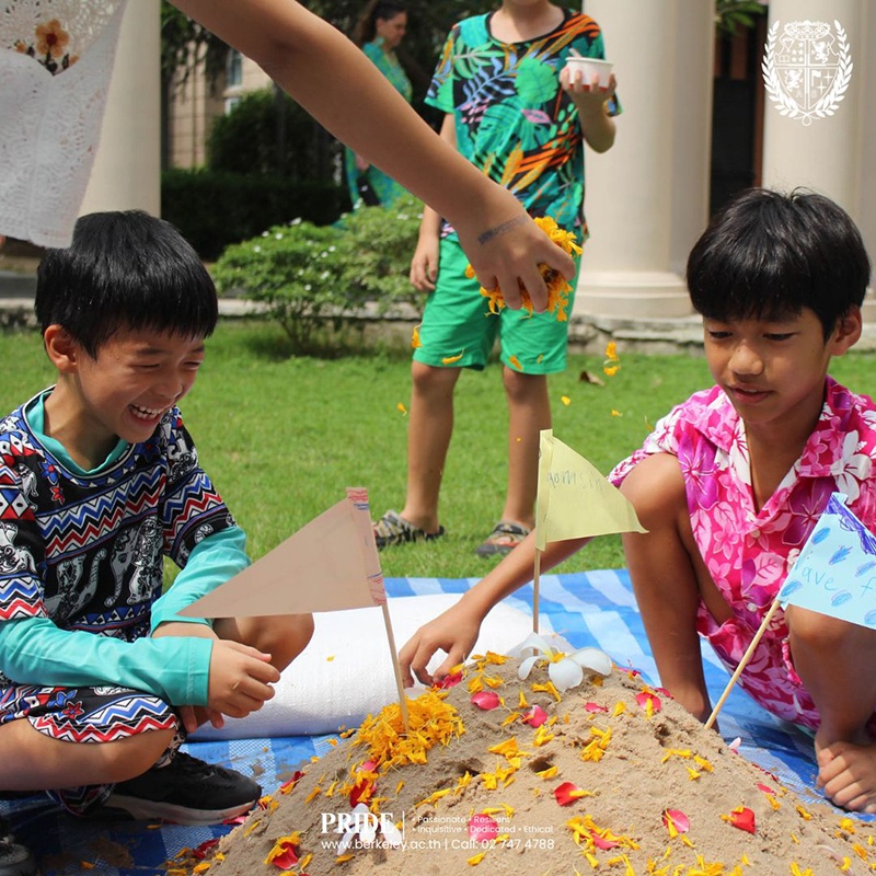songkran event at berkeley school bangkok