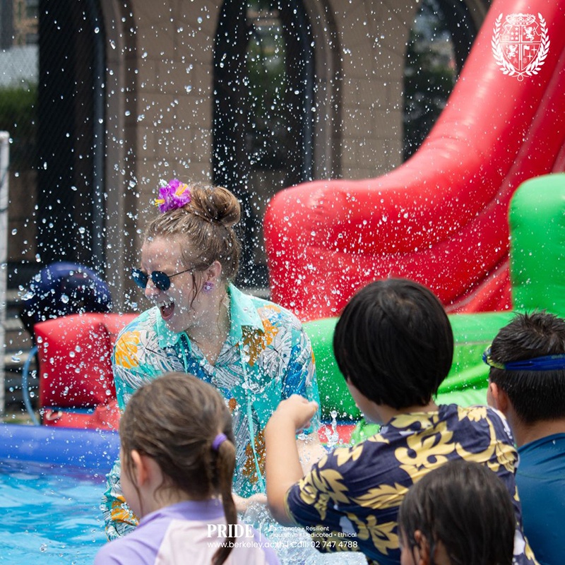 songkran event at berkeley school bangkok