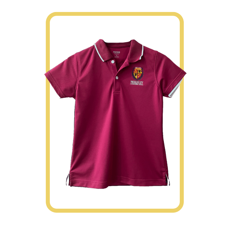 red polo shirt