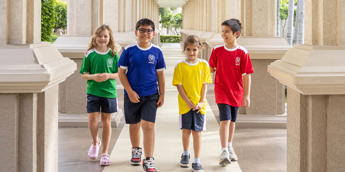 elementary school bangkok uniform colors
